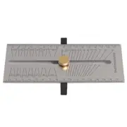 Woodworking Scribe Ruler Multi-Func Square Ruler Marking -Carpentry8252