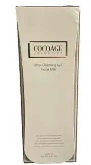 Cocoàge Cosmetics Ultra-Cleansing 24K Gold Facial Milk 3.4 fl. oz NIB