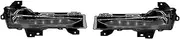 Compatible For Tesla Model 3/Y 2017-2023 Car Front Bumper Fog Light Foglight Fog Lamp Foglamp DRL Day Running Lamp Headlamp 107739100E107(Left and Right)