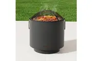 Grillz Fire Pit BBQ Portable Deep Bowl Outdoor Fireplace