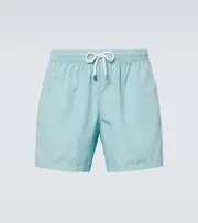 [Fedeli] Fedeli Madeira printed swim trunks UK 34 green