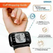 New Omron HEM 6232T Wrist Blood Pressure Monitor Black DEAL PRICE SHIP FREE ||
