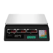 Commercial Digital Kitchen Scale 40KG - Black