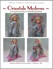 "Orientale Moderne" 18 inch Ball Jointed Doll BJD Kaye Wiggs Fashion Pattern