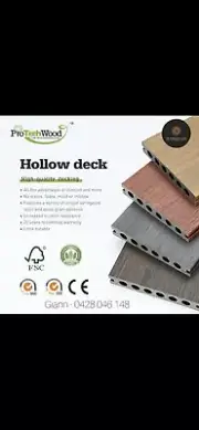 Wpc decking composite boards