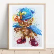 Geno Ballpoint Pen Print, Super Mario RPG Art Poster