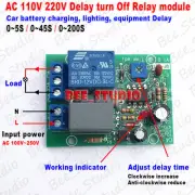 AC 110V 220V Adjustable Delay Time Timer Control Turn OFF Relay Switch Module