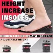 Insoles Men Women Invisible Heel Lift Taller Shoe Inserts Height Increase Pad