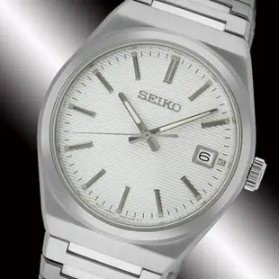 【SEIKO 精工】CS系列簡約石英手錶-39mm 送行動電源(SUR553P1/6N52-00H0S)