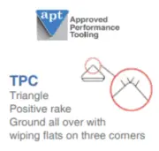 TPC32ZR C2 CARBIDE INSERT ITEM NUMBER 866-04320-3 SET OF 10PCS.