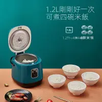 在飛比找蝦皮購物優惠-現貨免運迷你電鍋小2人煮飯1.2L小型電鍋家用學生宿舍老式不