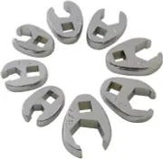 Sunex 9708 3/8-Inch Drive Fractional Crowfoot Flare Nut Wrench Set, 3/8-Inch - 7