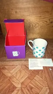 New in Box KATE SPADE *LENOX* COFFEE MUG CHIC SPEAK THE BEES KNEES Dot Mug