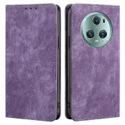 Shell for Honor Magic5 Pro Fall Protection PU Leather Stand Wallet Phone Case Flip Cover