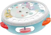 JEWEDECO Tambourine Handheld Musical Easy to Play Percussion Instrument for Parties Concerts and Dance Lightweight Design