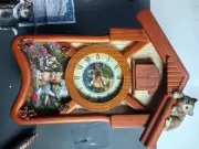The Bradford Exchange Happy Tails Cuckoo Clock with Kitten Art by Jurgen Scholz