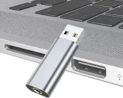 External Sound Card | 3.5mm Sound Card for Pc Plug and,Sound Card, Driver USB Audio Interface, Portable USB Audio for Laptop, Desktop, Pc