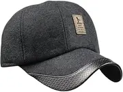 [eYourlife2012] Mens Winter Woolen Baseball Cap Hat with Earmuffs Metal Buckle Ear Flap Warmer
