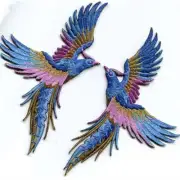 Phoenix Bird Appliques Embroidery Iron On Patches Animal Pattern Sewing Applique