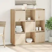 Highboard Solid Wood Pine