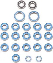 22PCS Rubber Sealed Ball Bearing Kit for Tamiya CC-02 CC02 1/10 RC Car Upgrades Parts Accessories