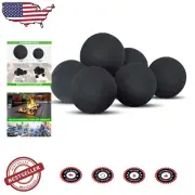 Set of 6 Durable 5-inch Ceramic Fire Balls for Enhanced Flame Performance