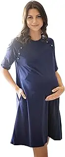 [Baby Be Mine] Delivery/Labor/Nursing Nightgown Women's Maternity Hospital Gown/Sleepwear for Breastfeeding