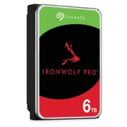 Seagate IronWolf Pro, NAS, Internal 3.5" HDD, 6TB, SATA 6Gb/s, 7200RPM, 256MB Cache