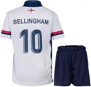 PraiseLight Bellingham #10 Home Children's Jersey with Short, Football Jersey Set New Season Youth Sizes White