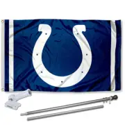 Indianapolis Colts Flag Pole and Bracket Kit