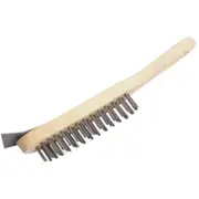 Draper Tools 4 Row Wire Scratch Brush with Scraper (290mm)