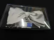 MEN'S BOW TIE PRE TIED SILVER GREY ADJ TO 17.5