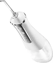HHWKSJ Water Flosser Professional Cordless Dental Oral Irrigator 350ML Portable Flosser IPX6 Waterproof 3 Modes 5 Nozzles for Oral Care of Braces Home Travel Waterproof Teeth Cleaner