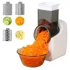 Electric Vegetable Slicer, Salad Shooter, 3-in-1 Electronic Fruit Shredder, C...
