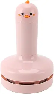 Desktop Vacuum Cleaner, Cute Chick Shape Handheld Table Dust Cleaner, 1200 MAh USB Rechargeable Powerful Suction Portable Dust Sweeper for Keyboard Piano Car, Low Noise