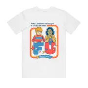 Steven Rhodes - Today's Problems - White T-shirt