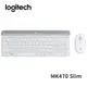 Logitech 羅技 MK470 Slim 纖薄無線鍵盤滑鼠組 珍珠白