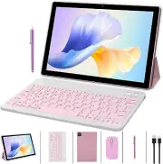 10 inch Tablet 2 in 1 Tablets 10 Android 13 Tablets 8GB+64GB with Keyboard and