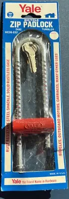 Vintage Yale Bicycle Zip Padlock HC36-222 SEALED