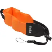 For Panasonic Lumix DMC-TS25 DMC-TS20 Orange Floating Vivitar Foam Strap