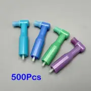 500Pcs Dental disposable prophy angles Soft cup Latex Free Purple Blue Green Mix