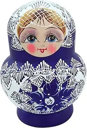 Sanwoodenz Belly Doll Big Belly Matryoshka Lovely Russian Creative Gift 10Pcs/Set