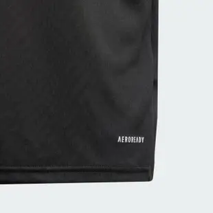 【adidas 愛迪達】FORTORE 23 短袖上衣(IK5740 兒童運動上衣 足球上衣 吸濕排汗 黑)
