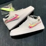 免運 NIKE AIR FORCE 1 白 解構 拉鏈 換鉤 休閒鞋 運動鞋 CW6558-100