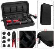 Crimping Tool for Ferrule Wire End Open Barrel MC4 Conncetors Terminals Coaxial