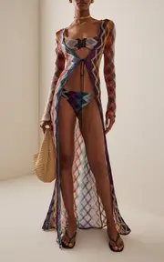[Missoni] Knit Maxi Cover-Up Dress