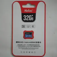 在飛比找蝦皮購物優惠-Netac朗科 32GB Micro SDHC/TF 存儲卡