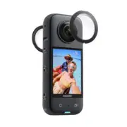 Anti-Scratch For Insta360 X3 Sticky Lens Guards Dual-Lens Protector Lens Cap CR