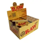Box of 50 RAW Original Tips Natural Paper Filter Smoking Tobacco Tip