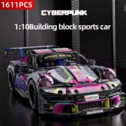 1611PCS Cyberpunk Mechanical Sports Car DIY Building Blocks Toy (No Box)
